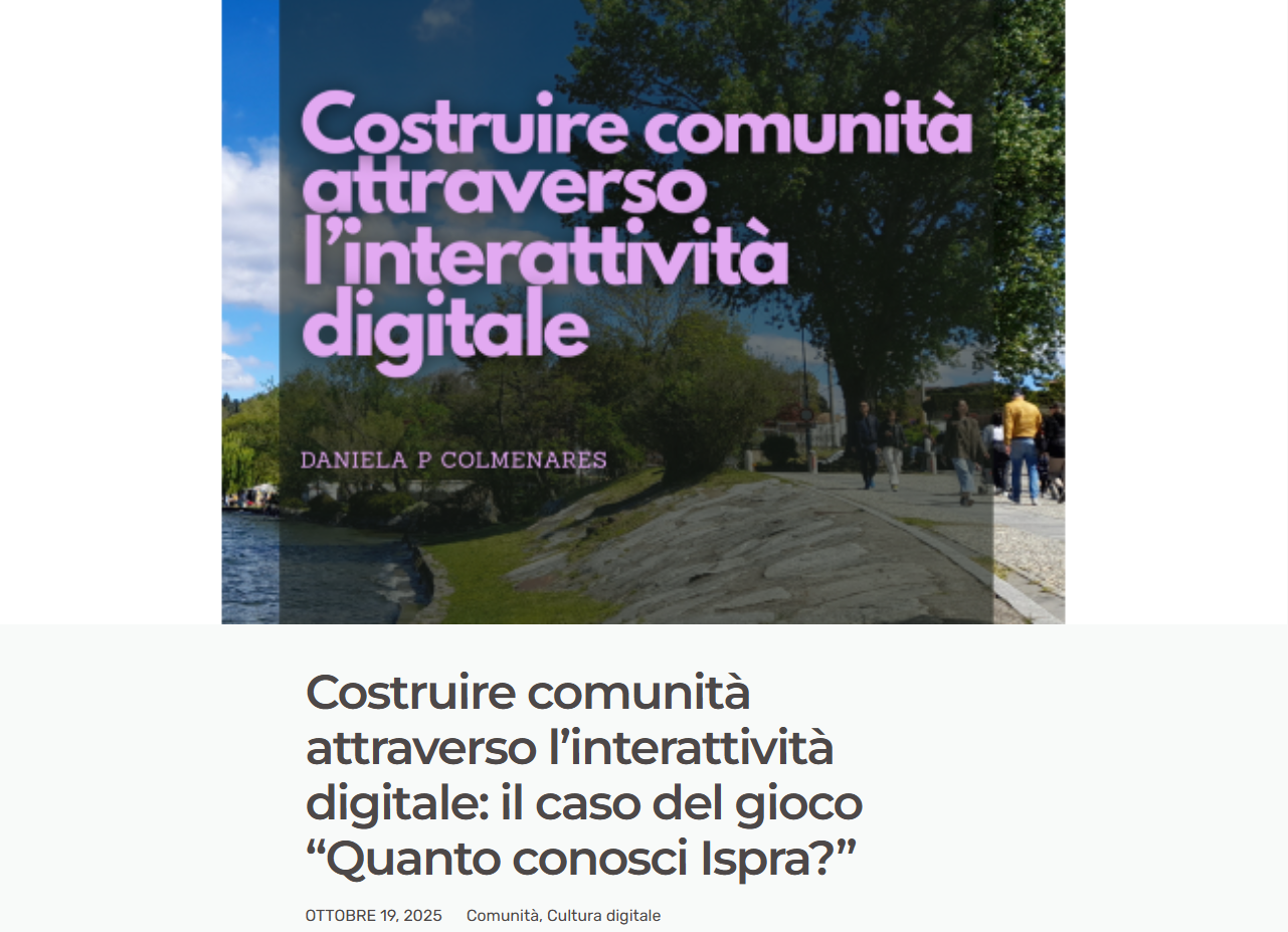 Screenshot dell'articolo su danielacolmenares.it